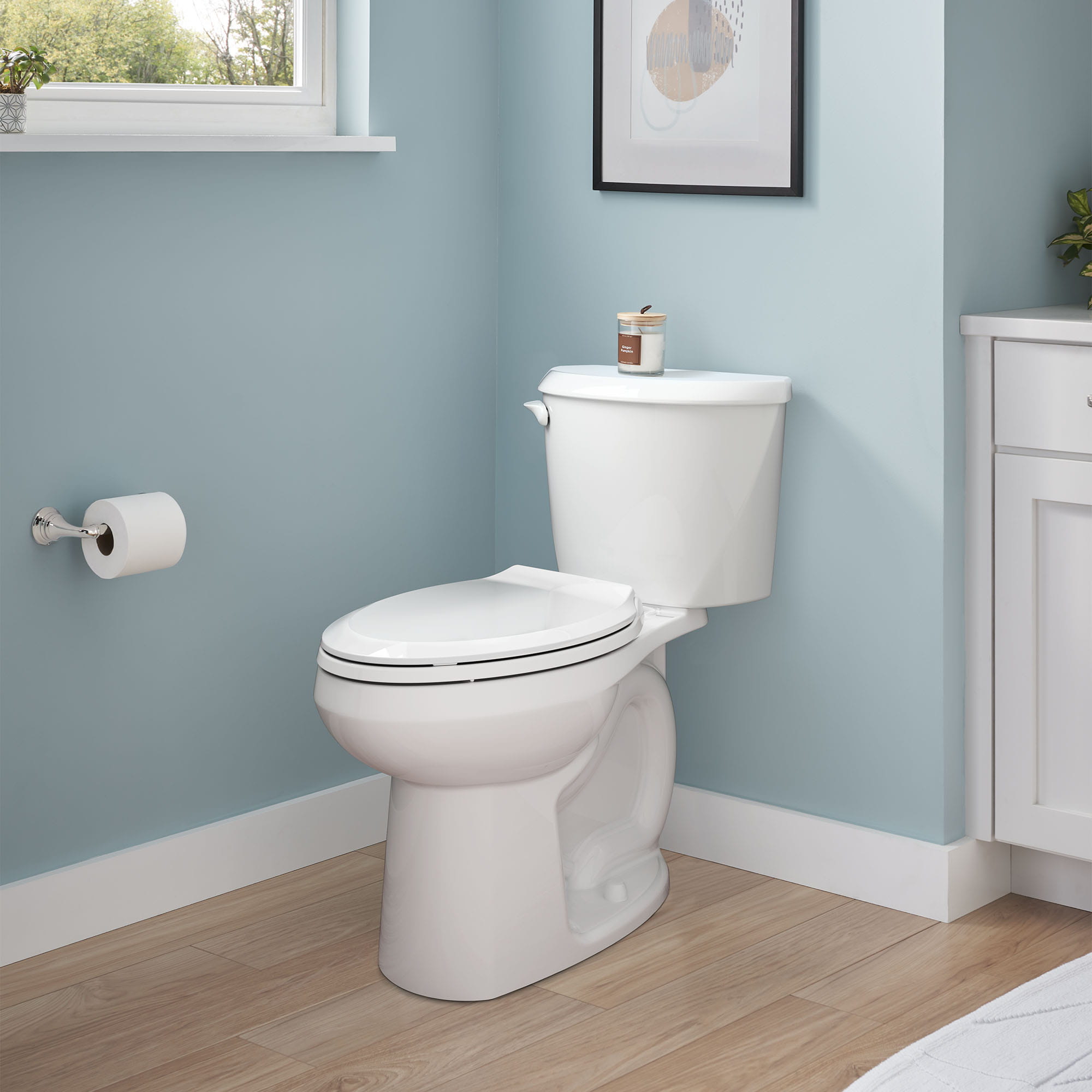Colony Two Piece 16 gpf 60 Lpf Chair Height Elongated Toilet Less Seat WHITE